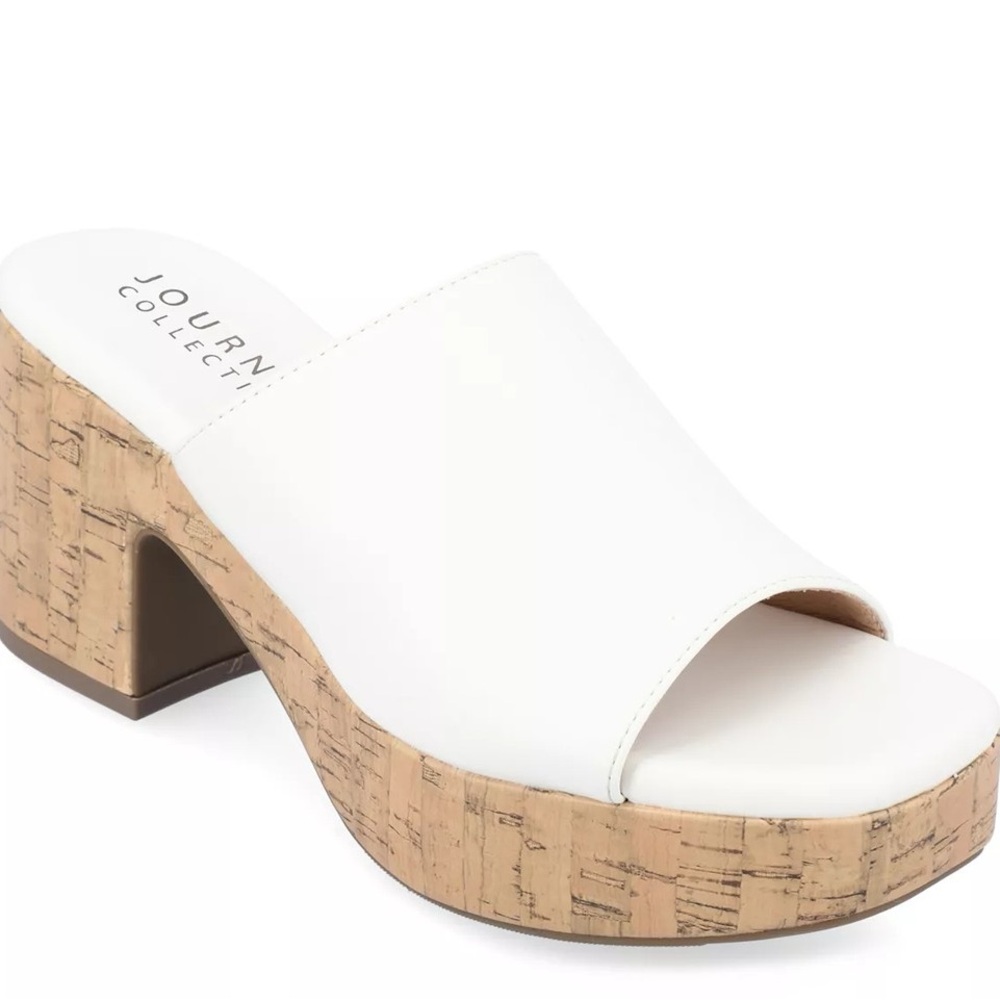 Journee Collection Astter Platform Sandal  Size 12
